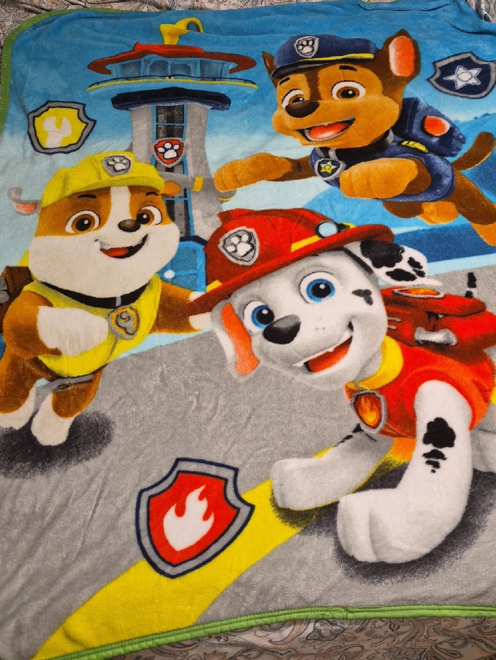 Paw Patrol Colorful Throw Blanket